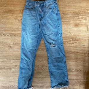 Madewell vintage perfect crop jeans 26 petite